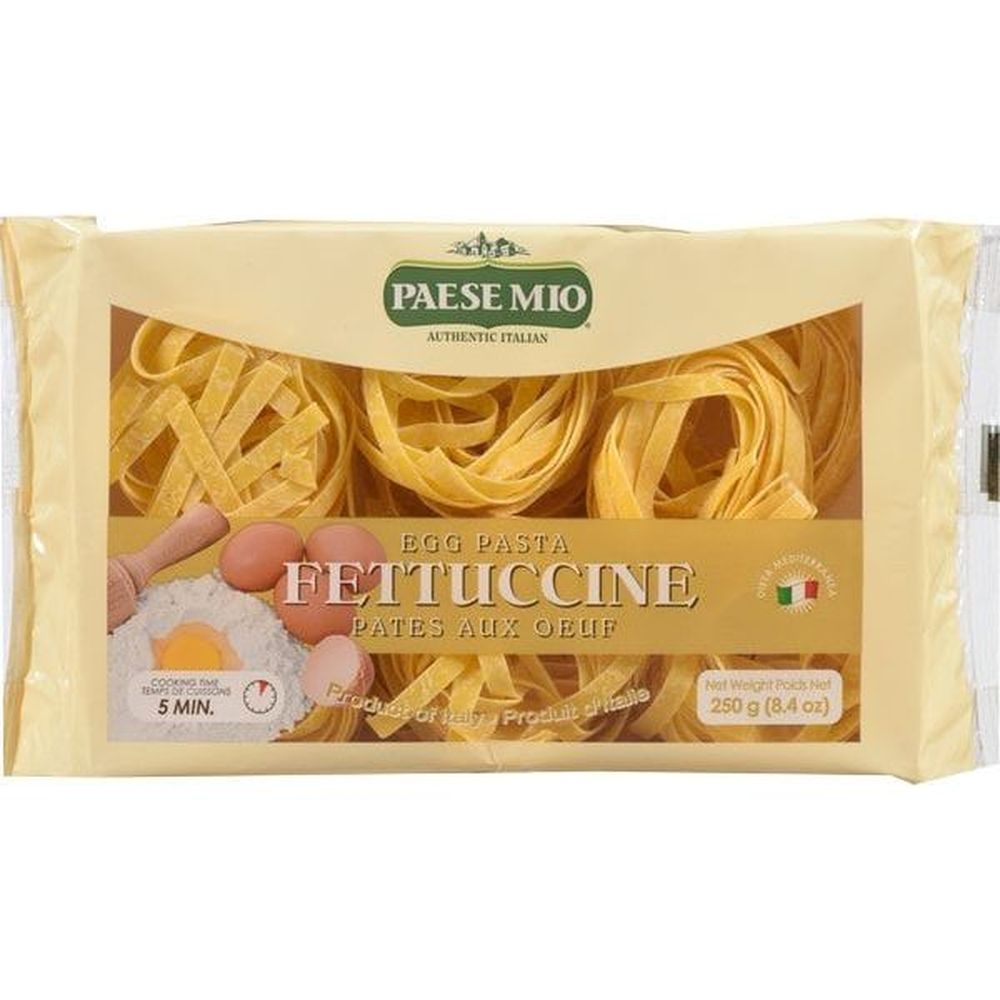 Egg Nest Fettuccine Pasta
