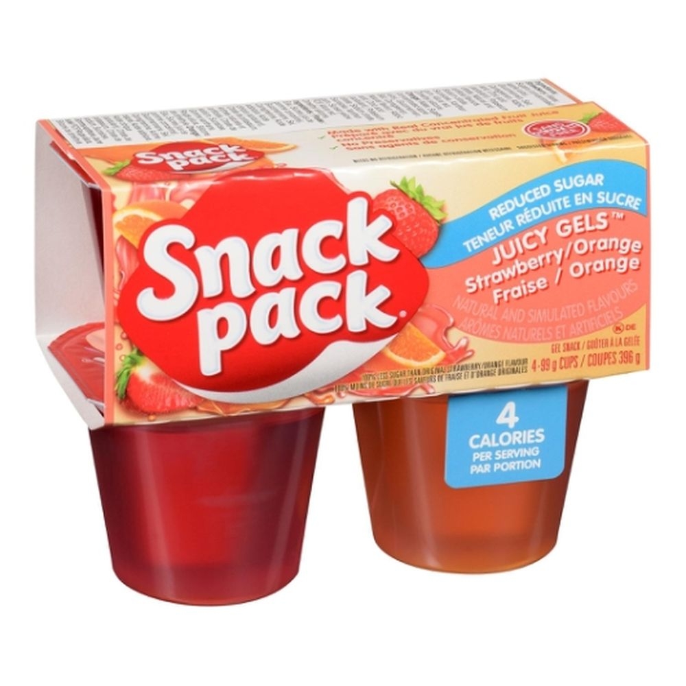 No Sugar Added Strawberry/Orange Juicy Gels