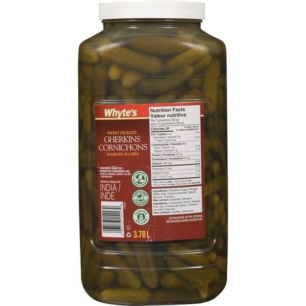 Sweet Pickled Gherkins