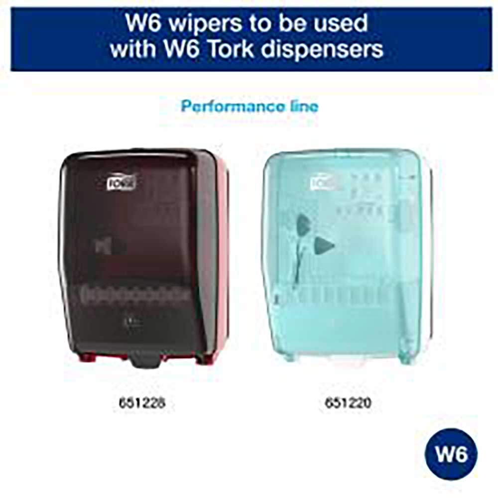 White Basic 1-Ply Paper Wiper Roll