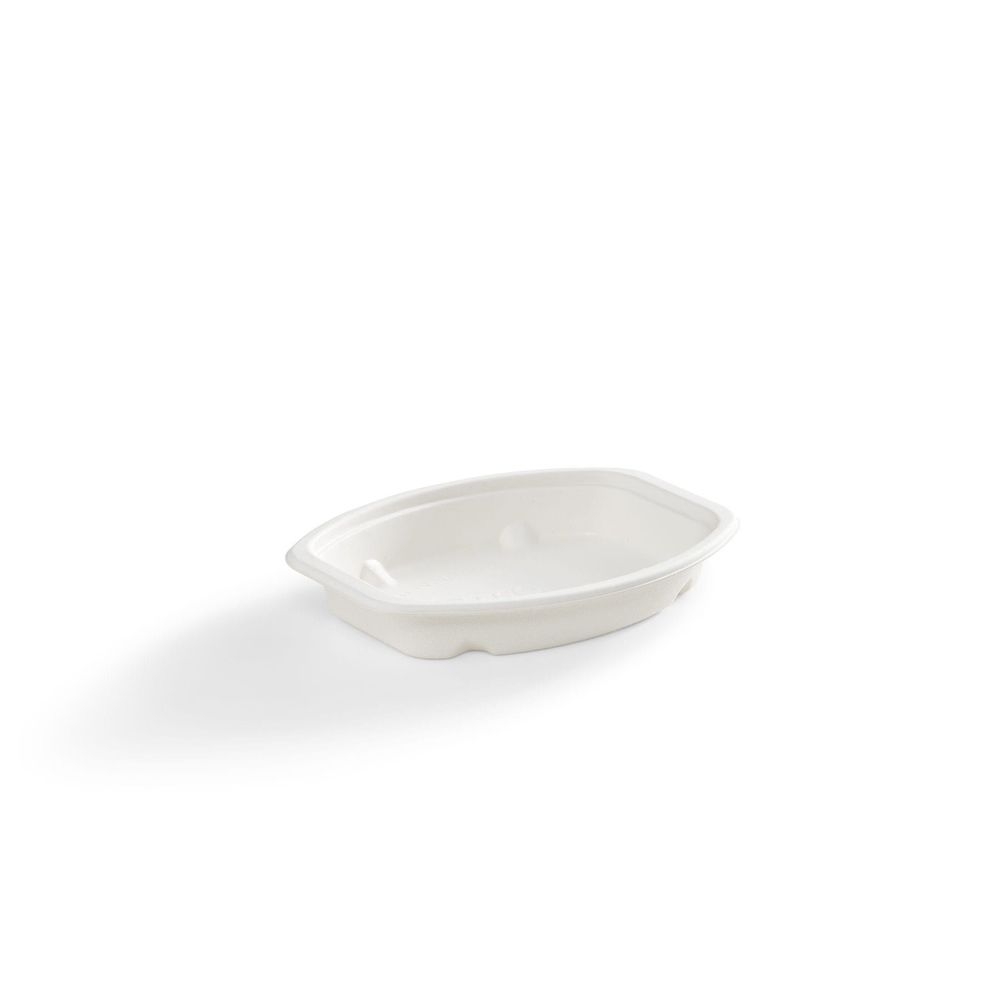 Compostable Bagasse Oval Fibre Tray