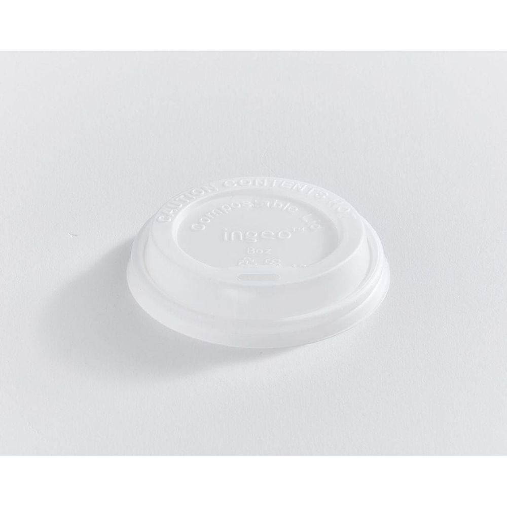 Eco Guardian Cpla Compostable Lid For 8 Oz Paper Cup -- 1000 Per Case