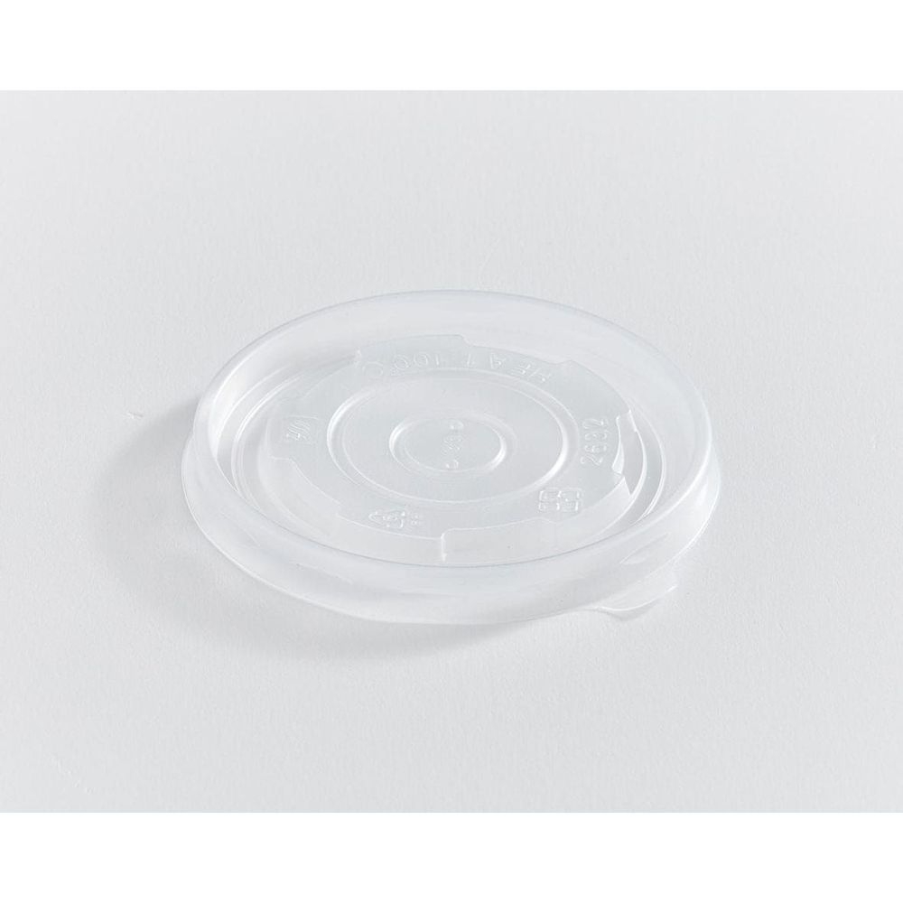 Eco Guardian Clear Polypropylene Lid For 8 Oz Pla Lined Recyclable Paper Food Containers -- 1000 Per Case