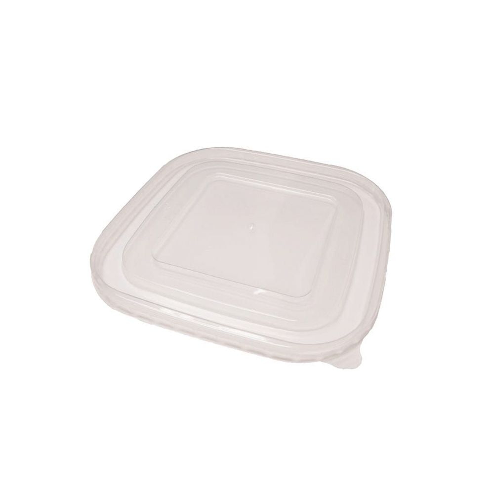 Eco Guardian Forest Collection Polypropylene Lid For 32-44 Oz Rectangular Recyclable Bamboo Bowls -- 300 Per Case