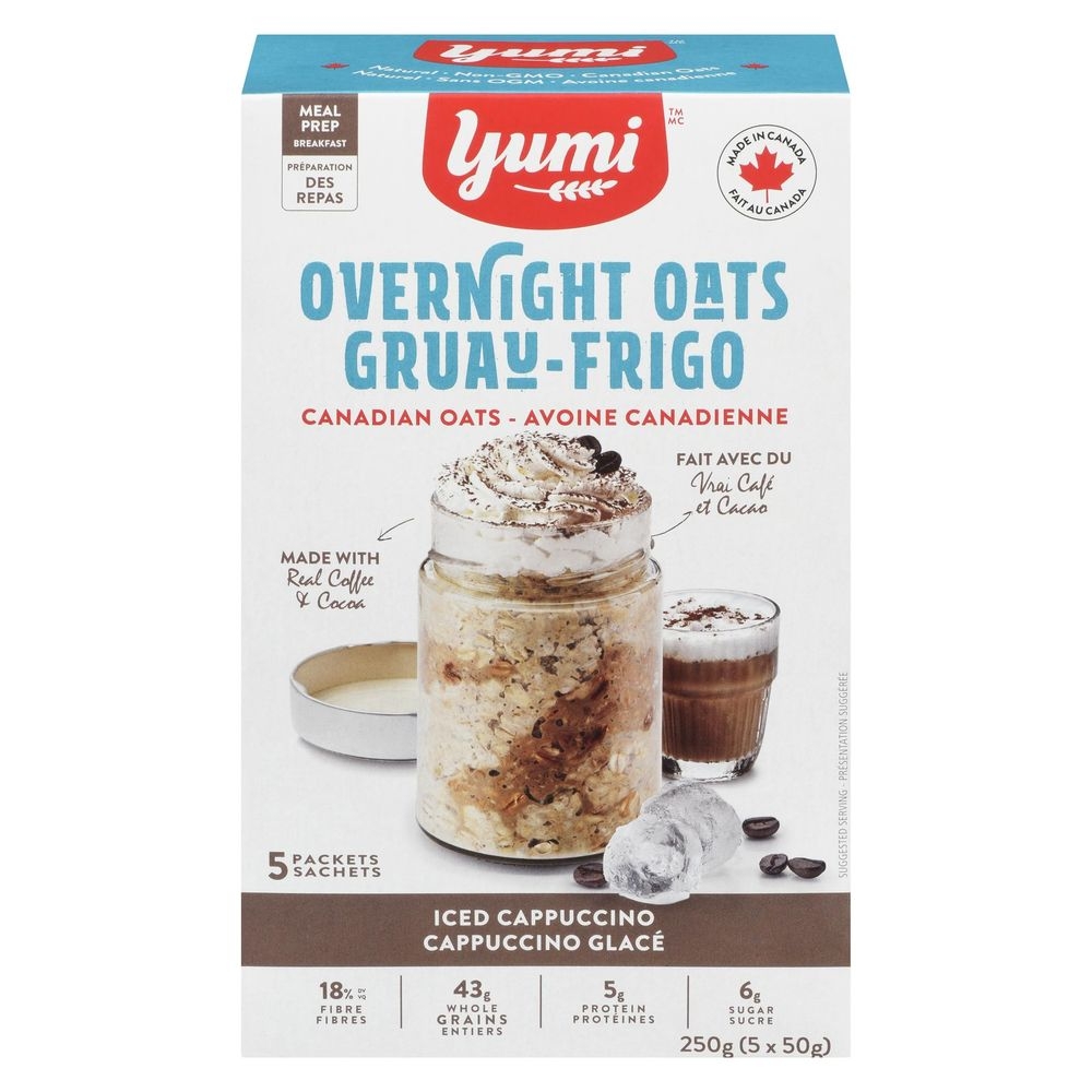 Iced Cappuccino Overnight Oats