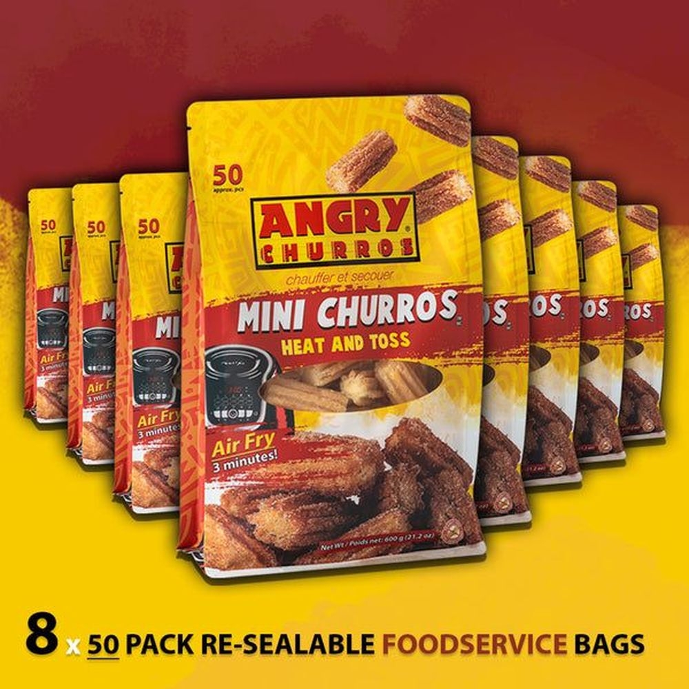 Heat and Toss Mini Churros with Cinnamon Sugar Sachet