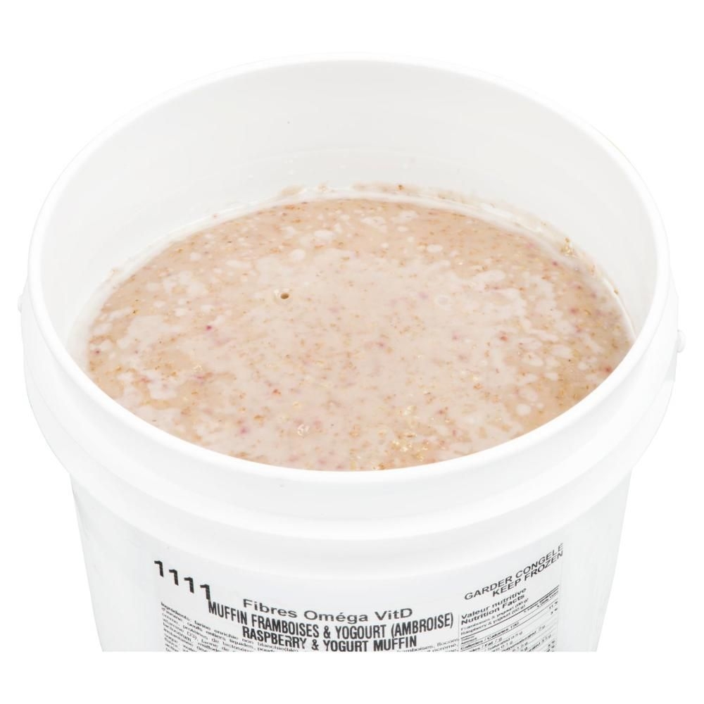 Raspberry and Yogurt Muffin Batter