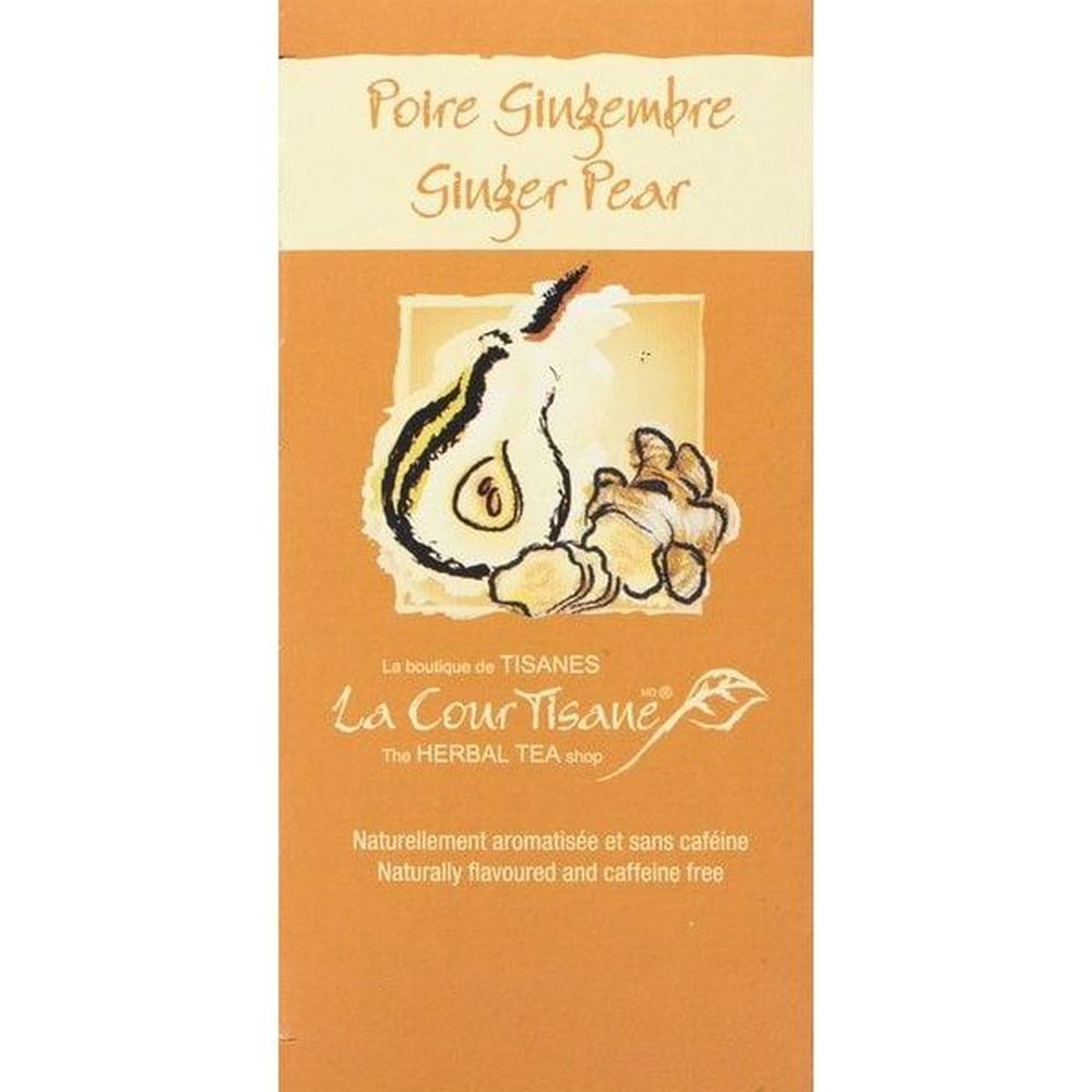 Pear and Ginger Herbal Tea Bags