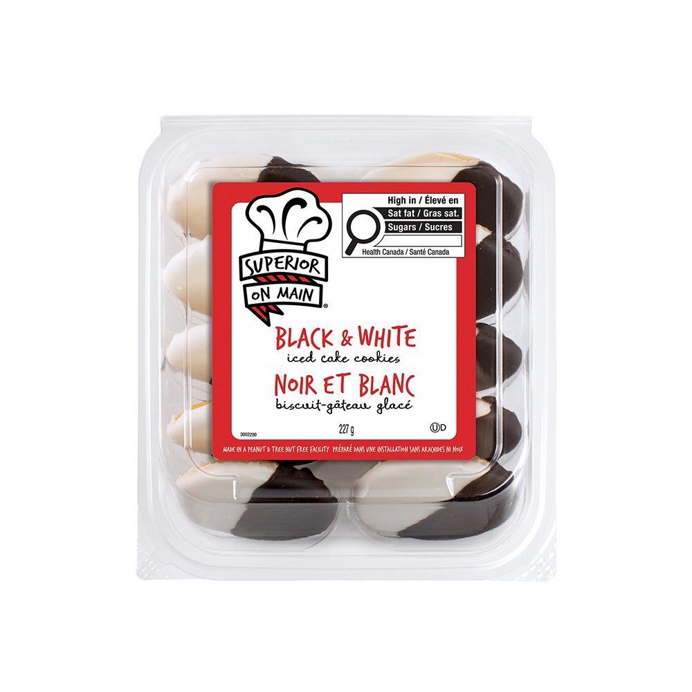 Mini Black and White Cookie