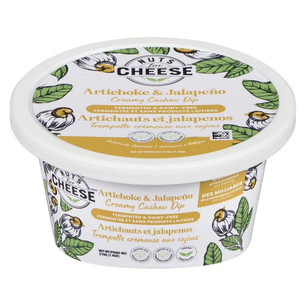 Artichoke and Jalapeno Creamy Cashew Dip