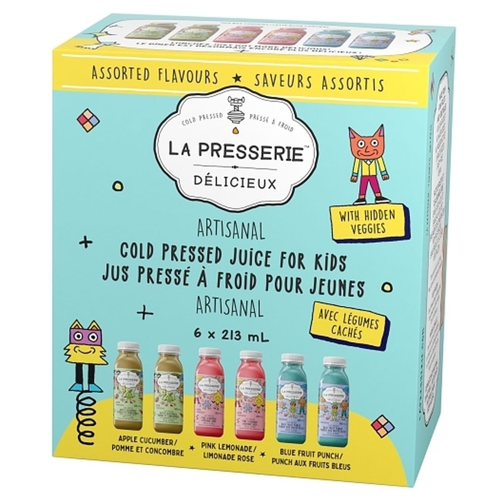 Assorted Flavored Cold Pressed Juice for Kids