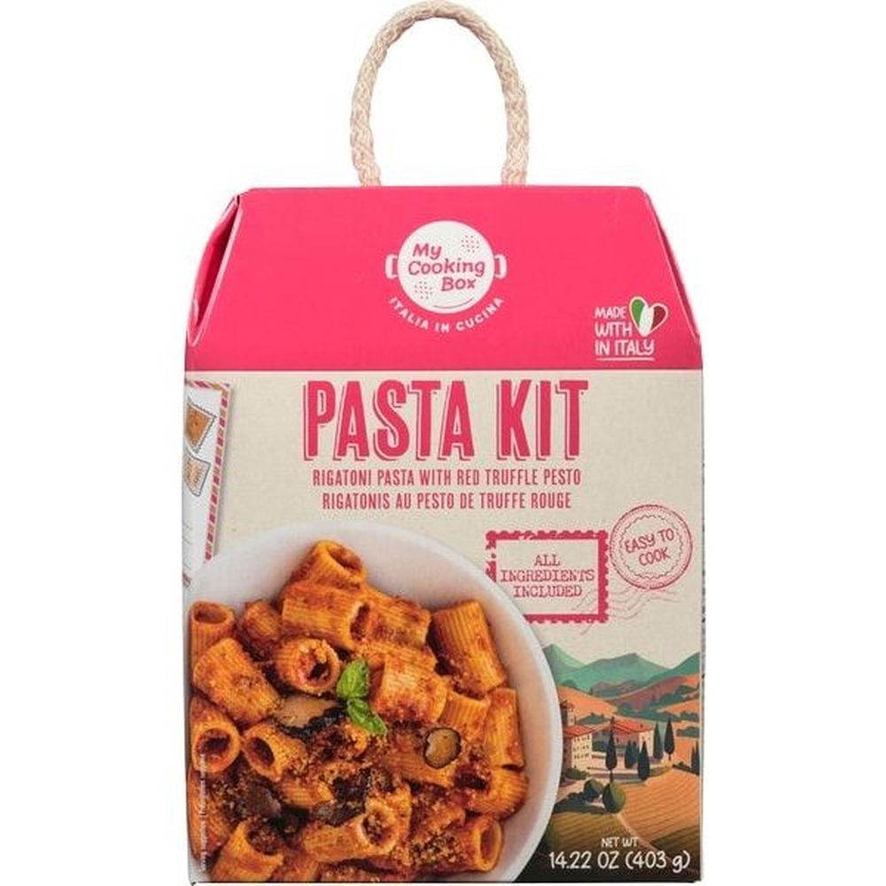 Pasta Kit - Rigatoni Pasta with Red Truffle Pesto