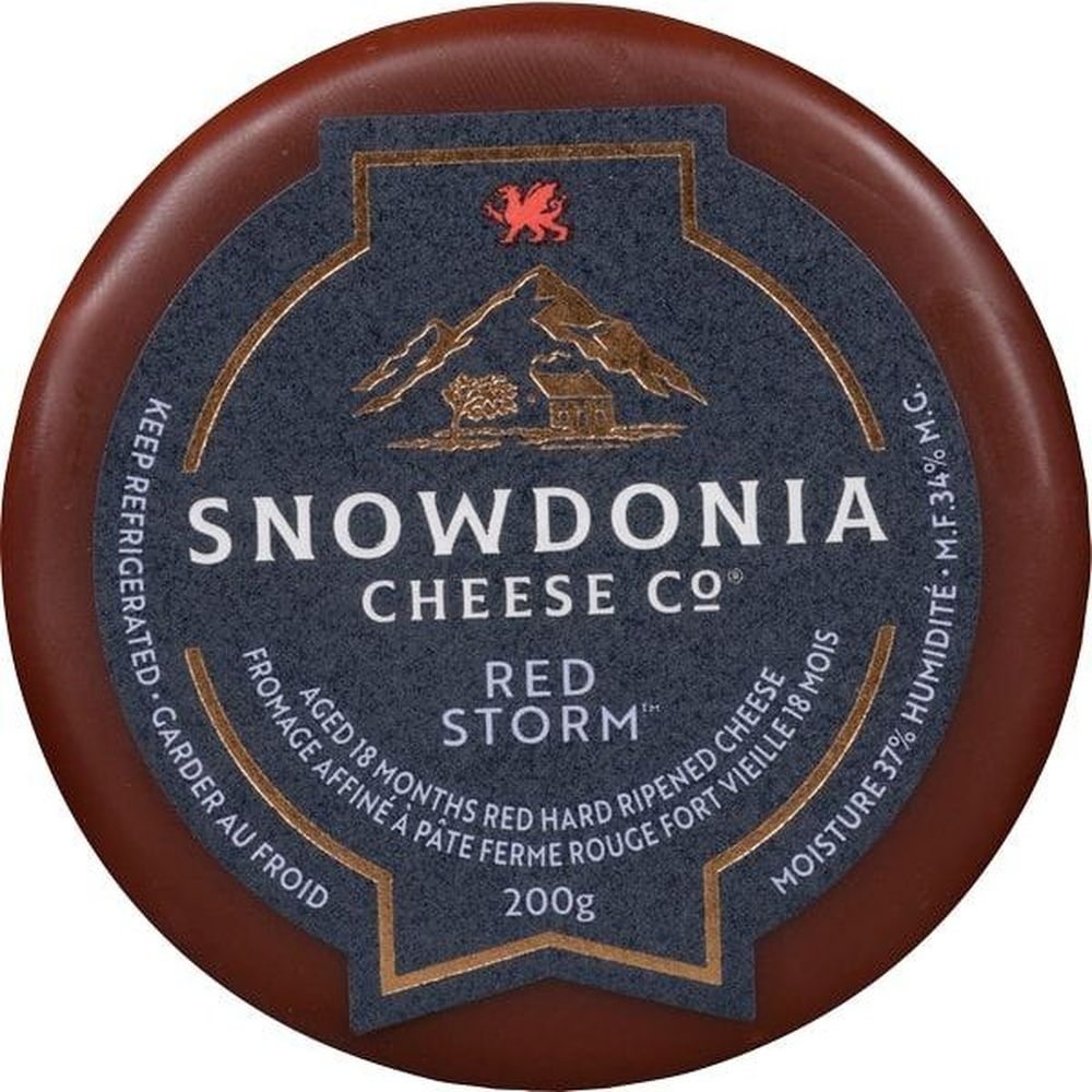 Red Storm Aged 18 Months Red Hard Ripened Cheese