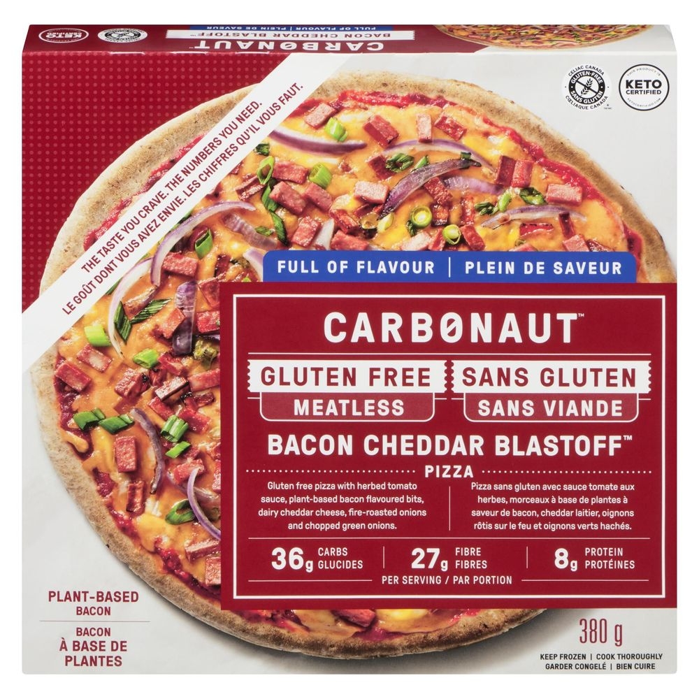 Gluten Free Bacon Cheddar Blastoff Pizza
