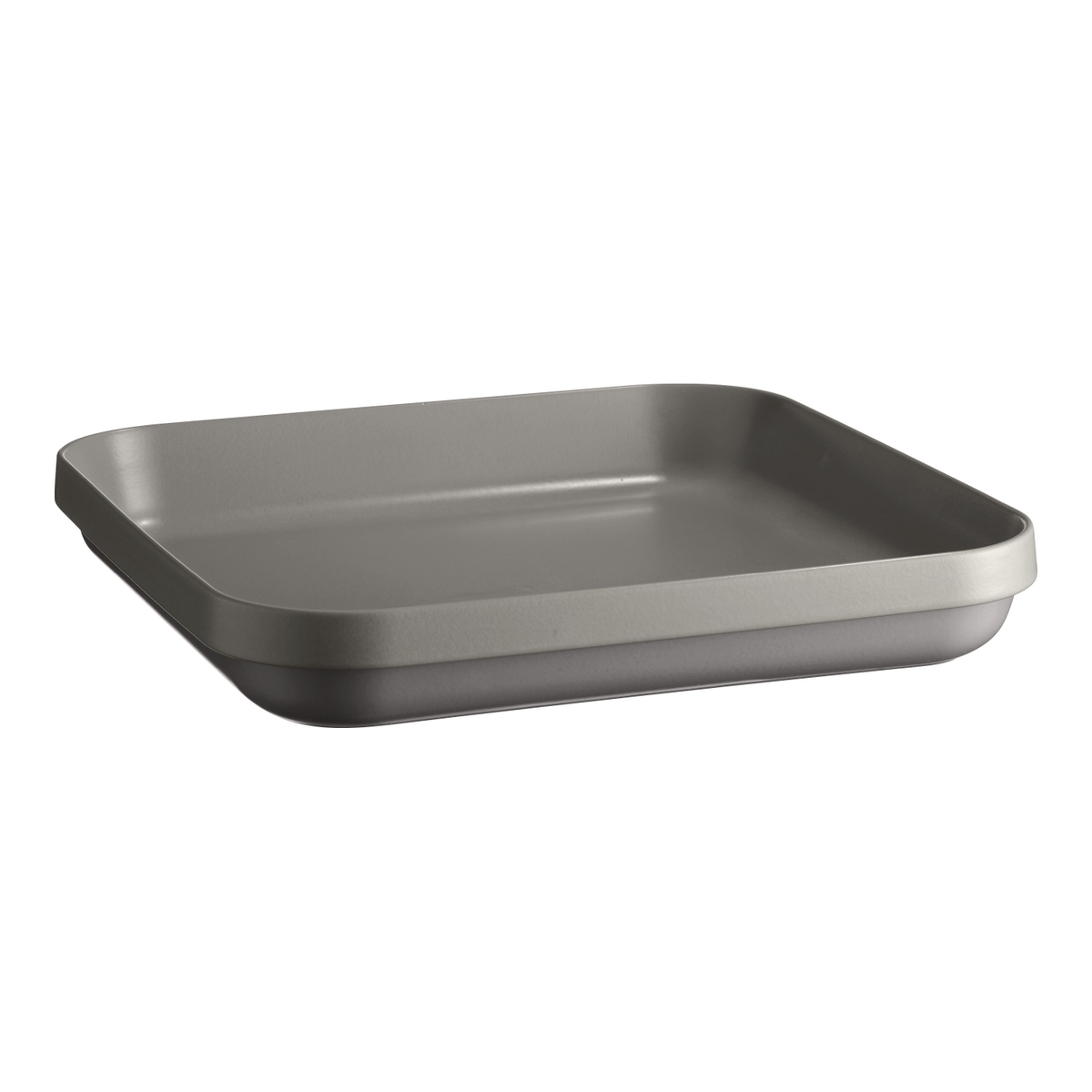 Pearl Grey Welcome Large Square Dish