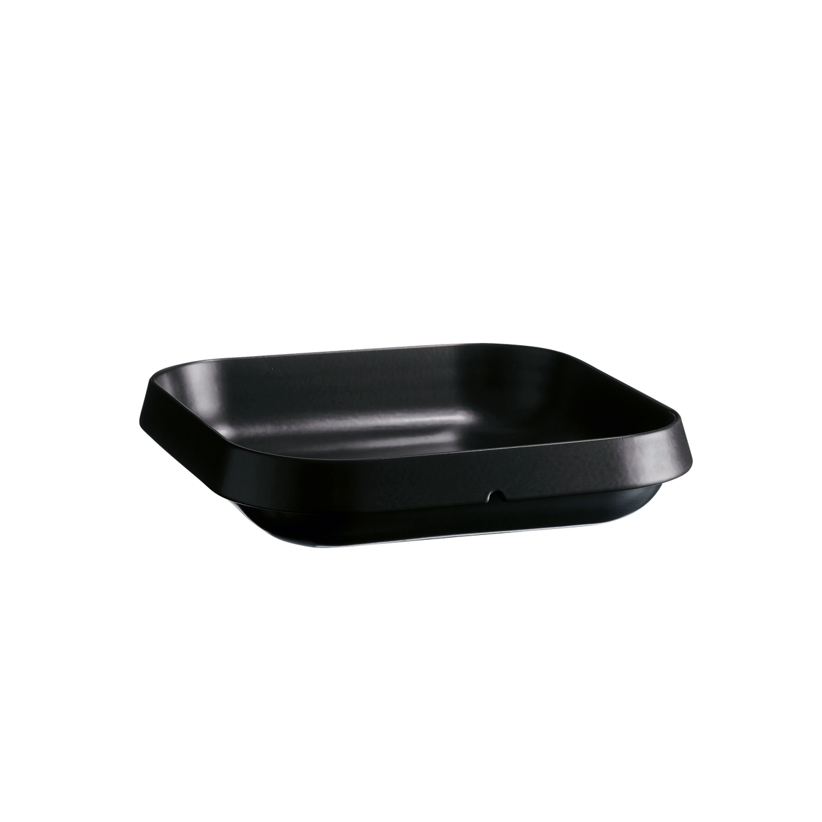 Coal Black Welcome Square Dish