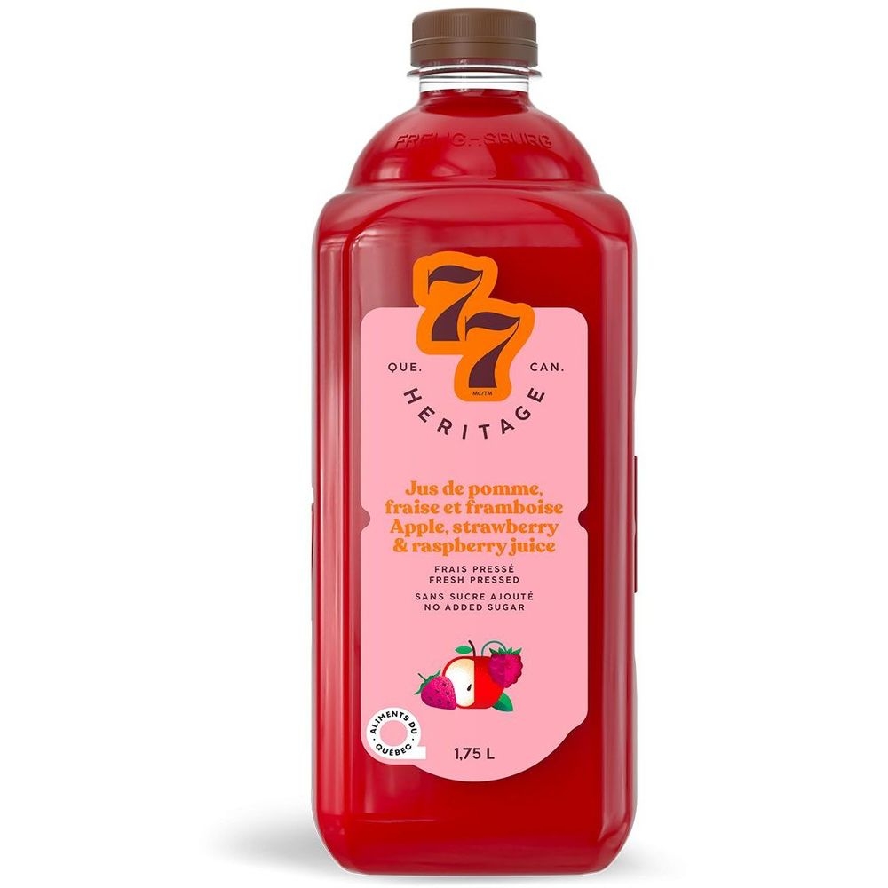 Pure Apple Strawberry and Raspberry Juice