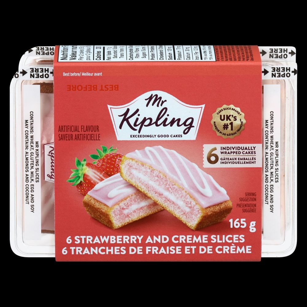 Strawberry and Cream Slices
