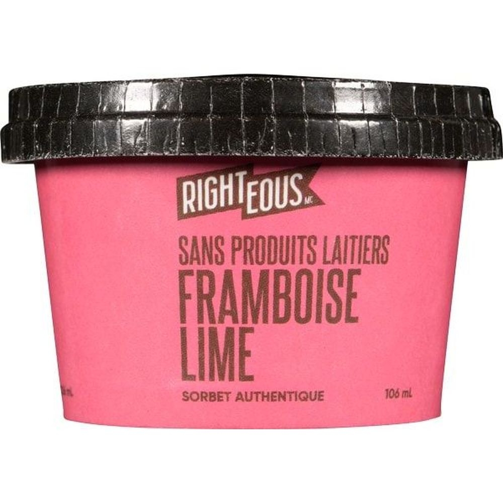 Dairy Free Raspberry Lime Small Batch Sorbetto