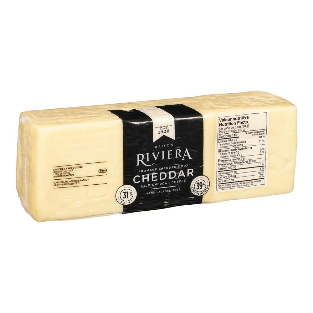 Lactose Free Mild White Cheddar Cheese