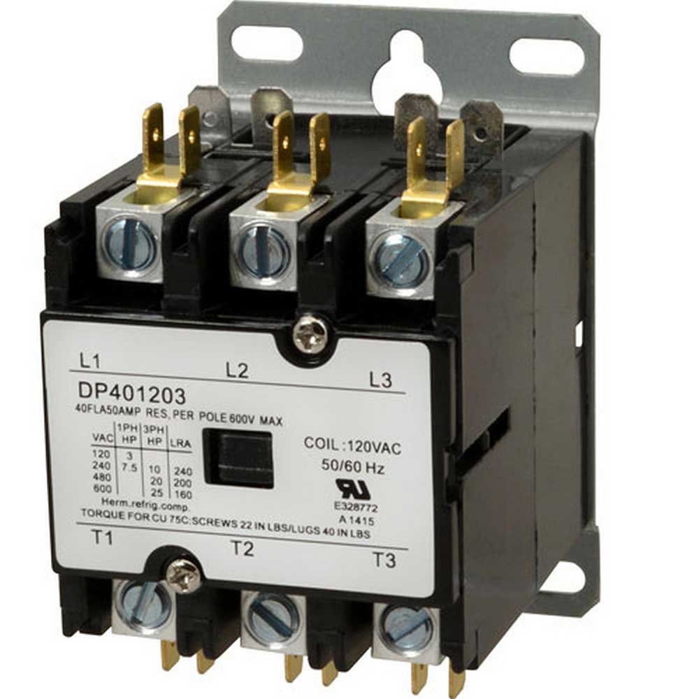 MAR10-5944 Hartland 120 Volts 40 Amps 3 Pole Contactor