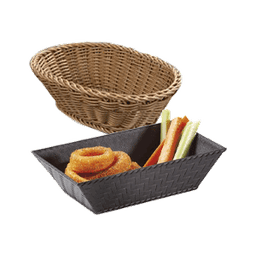 Contains 2 Woven Bread Baskets products