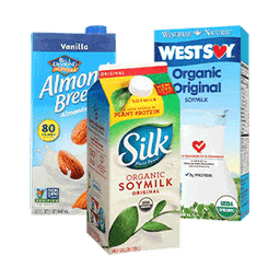 Contains 21 Soy and Rice Beverages products