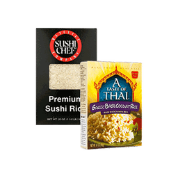 Contains 8 Rice products