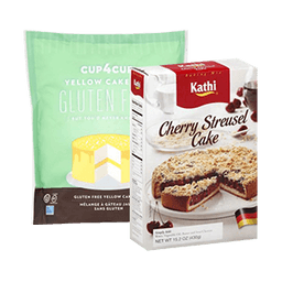 Contains 59 Cake and Brownie Mix products
