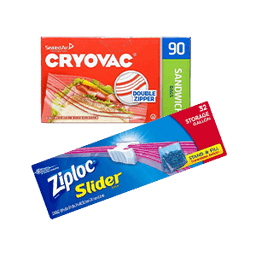 Contains 45 Food Storage Bags products