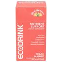 Lily of The Desert EcoDrink Peach Mango Nutrient Support Stick Pack, 0.25 Ounce -- 24 per case