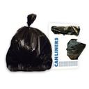 Heritage 46 x 50 inch Repro Black 1.35 Mil Flat Pack Can Liner, 56 Gallon Capacity -- 100 per case.