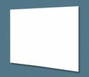 Aarco ClearVision Z-Bar Mounting 3 mm Magnetic Glass Markerboard, 48 inch Height x 48 inch Width