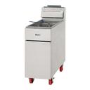 Migali 40 Pound Liquid Propane Fryer, 15.6 inch Width x 30.1 inch Depth x 44.4 inch Height