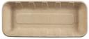 Primeware Tan Fiber Tray, 10.25 x 4.38 x 1 inch -- 500 per case.