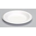 Genpak White Foam 6 inch Celebrity Plate, 125 count - 8 per case