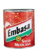 Embasa  Mexican Medium Salsa Can,  10 Can -- 6 Case