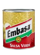 Embasa Verde Medium Salsa Can, 10 Can -- 6 Case