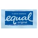 Equal Sweetener Packets, 50 Count -- 12 Case