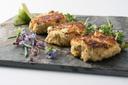 Stone Silo Incredible Seafood Cake, 3 Ounce -- 4 per case.