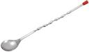 Winco Stainless Steel Bar Spoon with Red Knob, 11 inch -- 24 per case