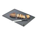 Cal-Mil Black Cutting Board, 12 x 18 x .5 inch