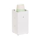 Cal-Mil White Classic Napkin Display, 4.5 inch Width x 4.5 inch Depth x 8 inch Height