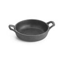 Tablecraft Cast Iron Cookware Round Mini Server with Handles, 8 Ounce Capacity