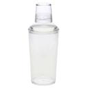 Tablecraft SAN Plastic Clear 3 Piece Cocktail Shaker, 27 Ounce Capacity