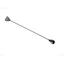 Barfly Gun Metal Black Bar Spoon with Strainer End, 15 3/4 inch