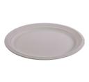 KITCH 24/7 White Compostable Oval Molded Fiber Paper Plate, 12 inch x 10 inch -- 500 per case