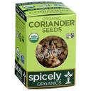 Spicely Organics Coriander Seeds, 0.3 Ounce Box -- 6 per case