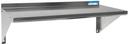 BK Resources 18/430 Stainless Steel Economy Wall Shelf, 96 inch Width x 16 inch Depth