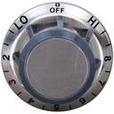 Bloomfield OFF-HI-8-2 Grey and Silver Tstat Dial for Bloomfield Part Number 2R-40498, 2-3/8 inch Dia.